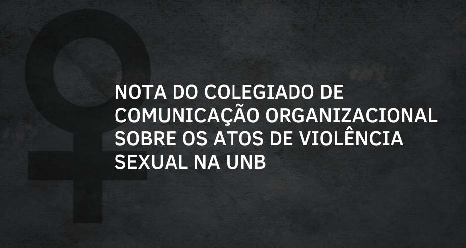 Banner nota de repúdio